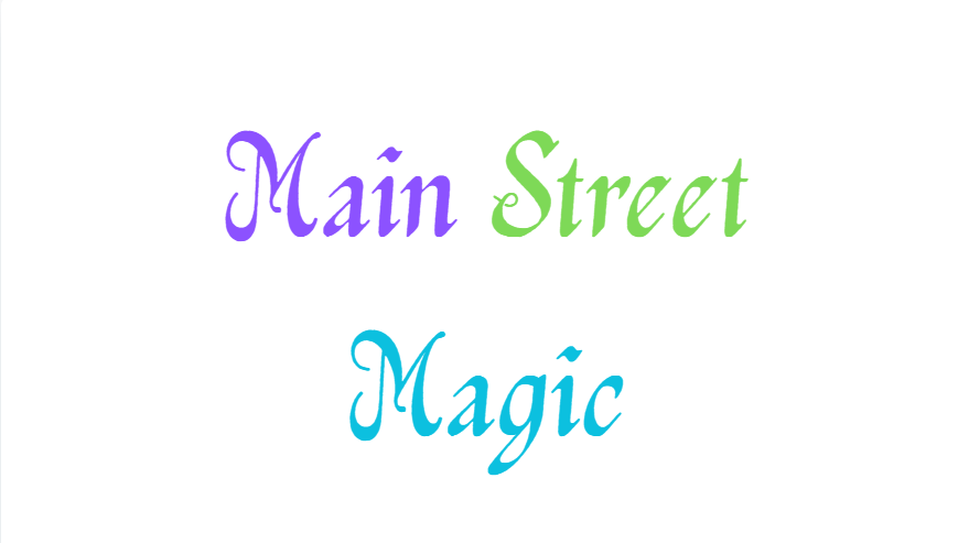 Main Street Magic Blog